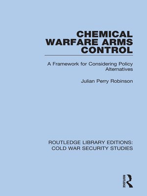 cover image of Chemical Warfare Arms Control